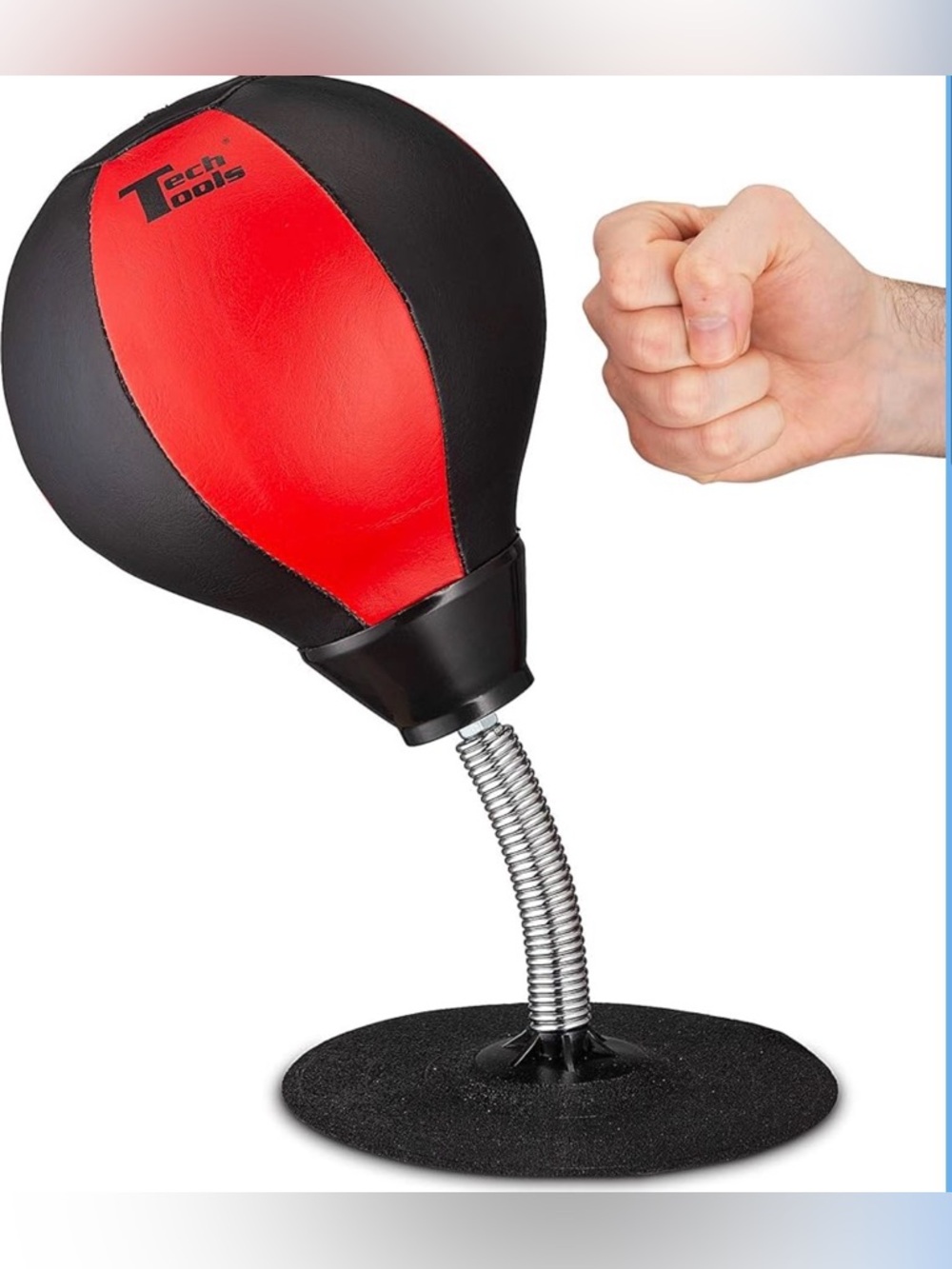 Stress Buster Desktop Punching Bag - Suctions to Your Desk